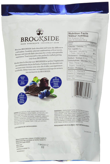 Brookside Chocolate Acai & Blueberry 850G/30 Oz. Chocolates {Imported From Canada}