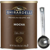 Ghirardelli Mocha Premium Frapp   Mix, 3.12 lb Can with Ghirardelli Stamped Barista Spoon