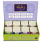 ADANIM BIO Organic Tea Sampler Gift Set - 8 Herbal Flavors, Caffeine Free, 64 Individual Tea Bags, Assorted Tea Set
