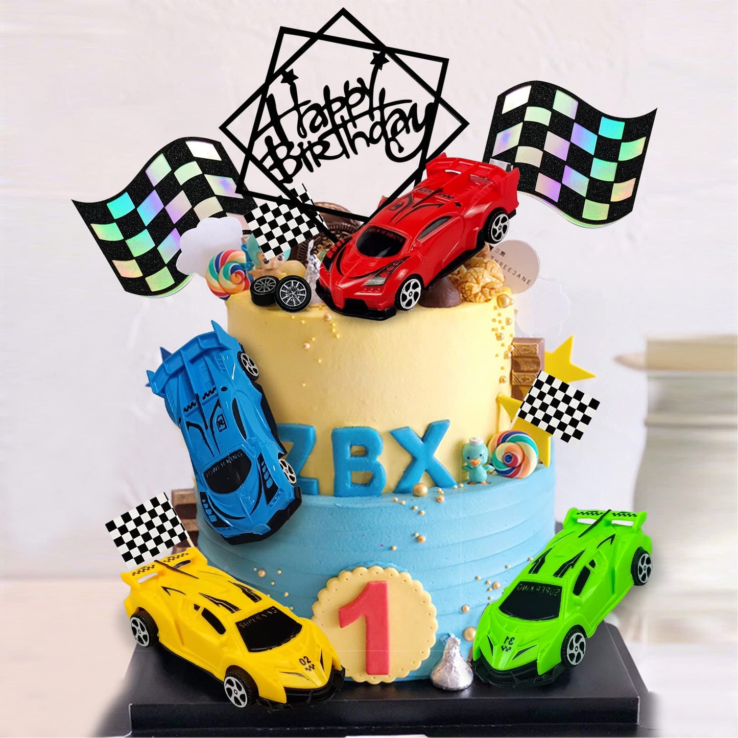 Racing Car Cake Decoration Racing Car Cake Topper Racing Car Birthday Cake Decorations Racing Car Party Favors