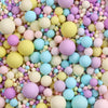 Sprinkles For Cake Decorating 3.5 Ounce Colorful Sugar Pearls Mixing Sizes, Edible Sprinkles For Cookie Decorations, Cupcake Top