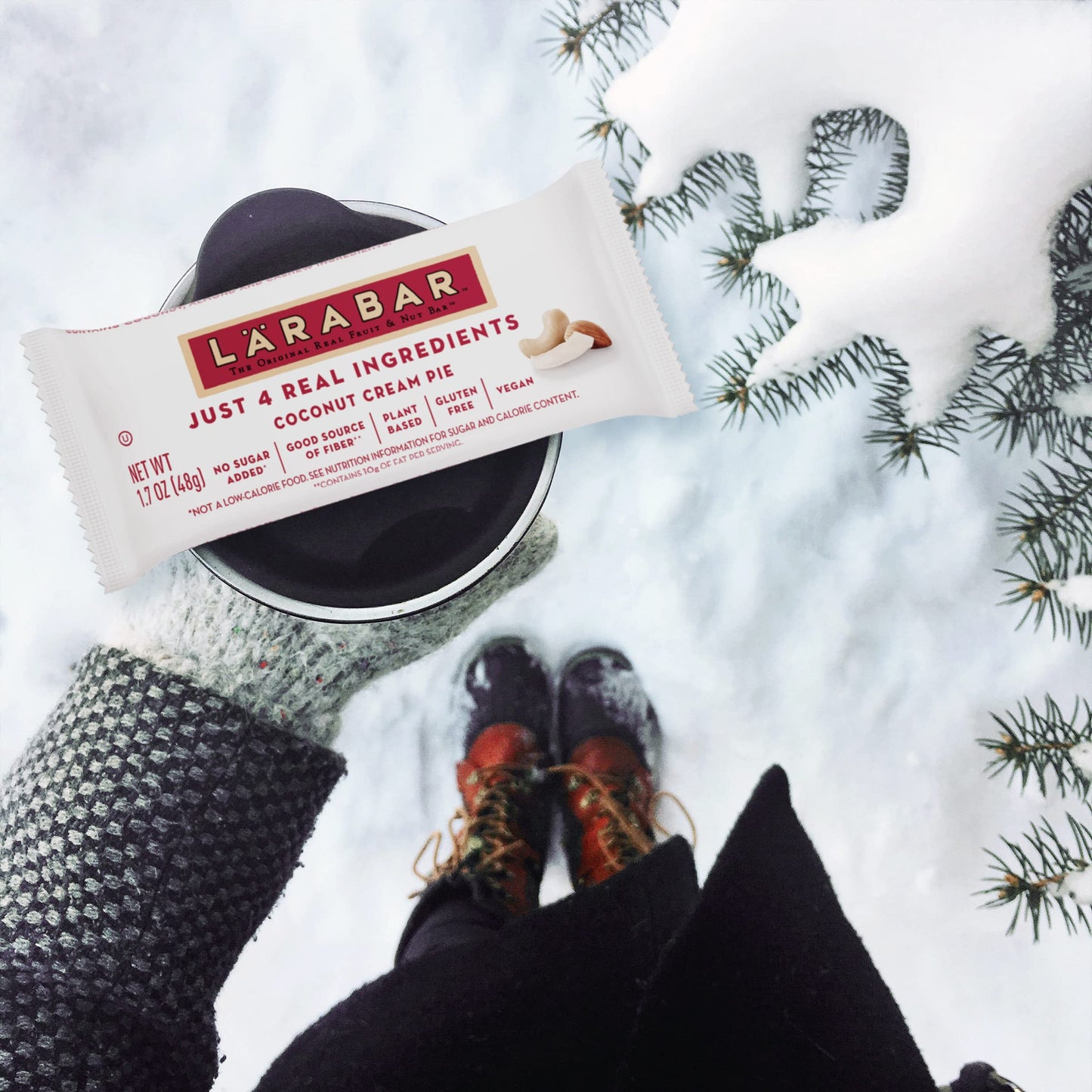 Larabar Coconut Cream Pie, Gluten Free Vegan Fruit & Nut Bar, 16 Ct