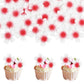 Rsstarxi 100 Pack Edible Cherry Blossom Cake Decorations, Wafer Paper Cupcake Toppers, Design 11