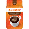 Dunkin Original Blend Medium Roast Ground Coffee, 20 Ounces (Pack of 6)