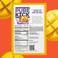 PURE KICK Energy Singles To Go Drink Mix, Mango Acai Flavor, 72 Packets (12 Boxes, 6 Packets Each)