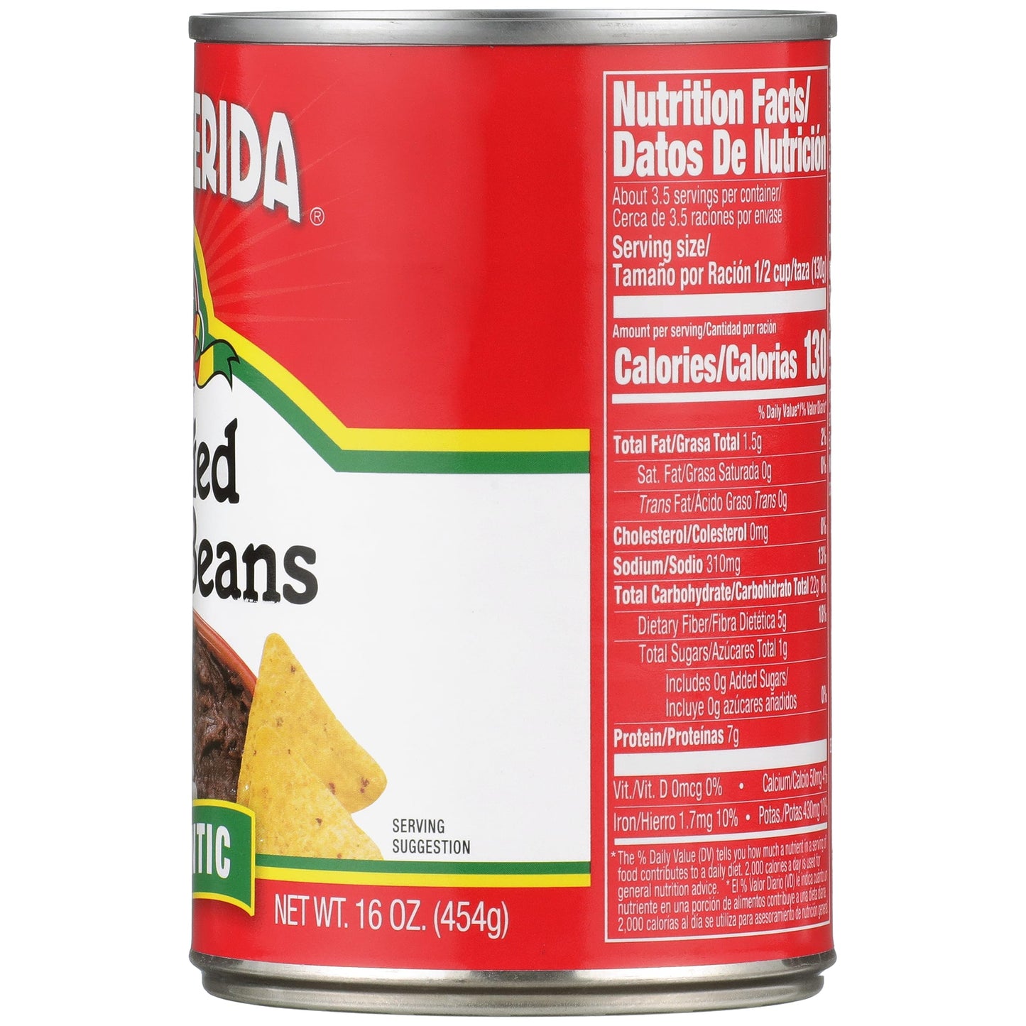 La Preferida Authentic Refried Black Beans, 16 Oz, 2 Ct