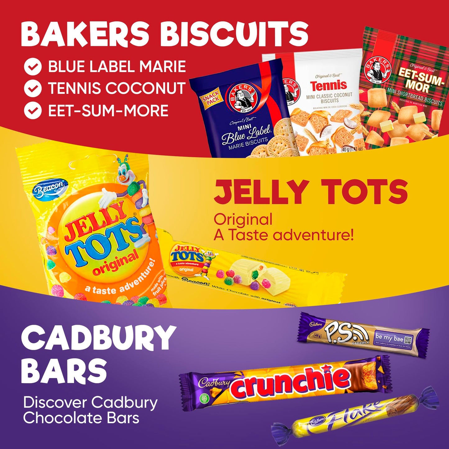 from Home South African Snacks Food Box | Authentic Candies & Chocolate Bars | Large 36 Pack