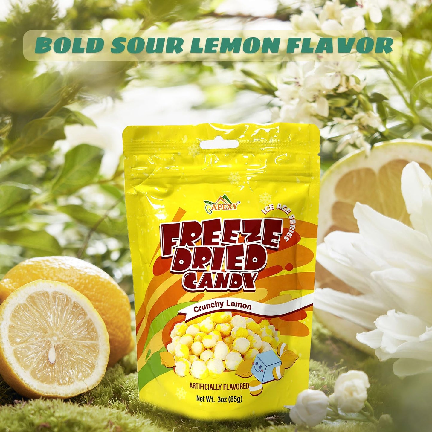 APEXY Freeze Dried Candy - Variety Pack of 8 Assorted Flavors - Dehydrated, Crunchy   in Resealable Pouch