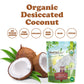 Food To Live Organic Fine Shredded Coconut, 8 Pounds - Non-Gmo, Raw, Unsweetened, Unsulfured, Desiccated, Shaved Meat. Vegan, Ke