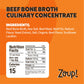 Zoup! Beef Bone Broth Culinary Concentrate - Keto-Friendly, Gluten Free, Sugar Free - 8 oz