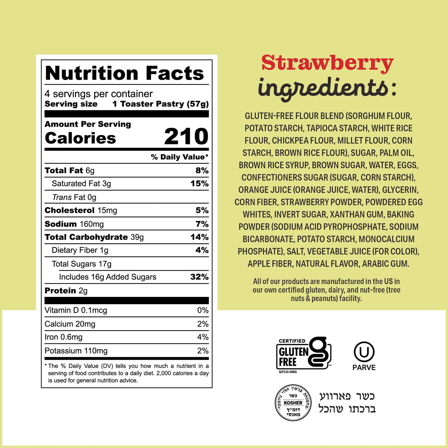 Katz Gluten Free Snacks Variety Pack. Toaster Pastries. Easy Breakfast Food Or Anytime Healthy, Gluten And Dairy Free, Nut Free, Peanut Free, Soy Free. Snacks - Adults Kosher Snacks. 8 Oz (Pack Of 2)