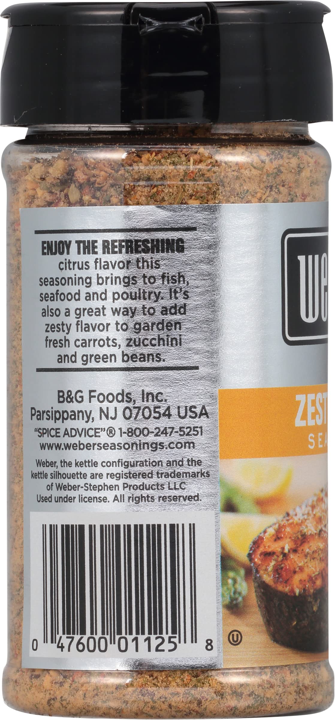 Weber Zesty Lemon Seasoning, 5 Ounce Shaker