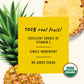 Golden Farms Pineapple Pouches, Single Ingredient Healthy Snacks (Pack Of 12), 100% Pure Fruit, No Added Sugar, Vegan, Gluten-Fr