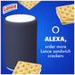 Lance Sandwich Crackers, Captains Wafers Cream Cheese and Chives, 20 Packs, 6 Sandwiches Each