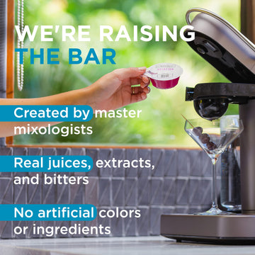 Bartesian 16-Pack spirit-inspired flavor Breeze Mixer compact pieces for Cocktail Machine