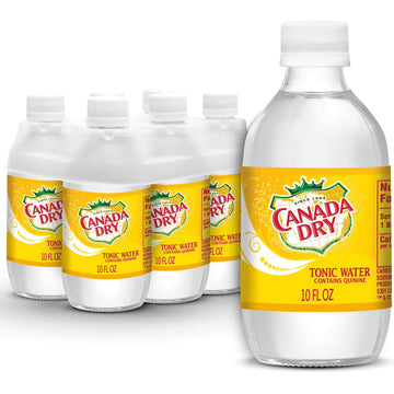 Canada Dry Tonic Water, 10 fl oz Plastic Bottles, 6 Pack