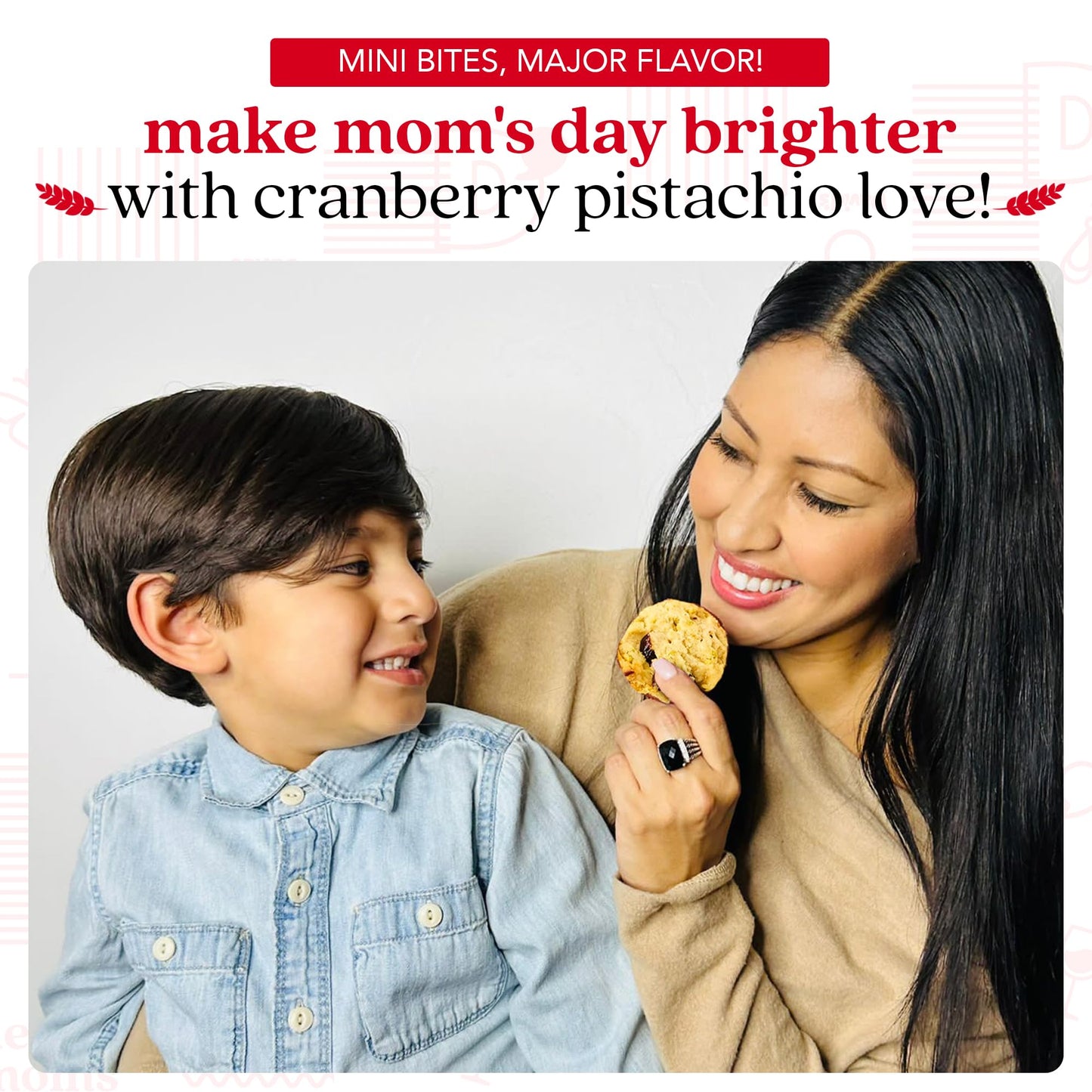 David'S Cookies Celebrate Moms Cranberry Pistachio Biscuits Sweet Sampler Tin - Irresistible Crunch, Snacks And Bakery Treats -