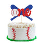 Gyufise 1 Pack Baseball One Cake Topper Baseball 1St Birthday Cake Topper Decorations Baseball 1St Birthday Decorations For Spor