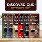 Fortisimo Espresso Pods Variety Pack - 100 Count compact pieces - Compatible with Nespresso Original Line Machines - Authentic Taste