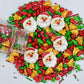 1 Bottle Christmas Sprinkles | Cake Cupcakes And Ice Cream Topper Decorations | Edible Holiday Sprinkles 3.5 Oz(6 Santa Christmas Tree Bell Mixing) For Christmas