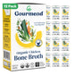 Organic Unsalted 16.9Oz Chicken Bone Broth (12 Pack) - 7 Ingredients, Low Fodmap Certified, Filler Free, Gluten Free, Onion & Ga