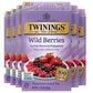 Twinings Wild Berries Herbal Tea Bags, Caffeine-Free, 20 Count (Pack of 6), Enjoy Hot or Iced, Model 539947-08464