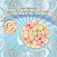 Fairyland Sweets Freeze Dried Candy Mallow Bites Rainbow - Fun, Crunchy Freeze Dried Marshmallows Mini Assorted Strawberry, Lemo