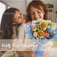 LOEVEN Crochet Flower Bouquet, Handmade Knitted Carnation, Blue, Model  ZER23, Artificial Flowers for Home Decor and Gifts