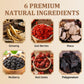 Ginseng Five Treasures Tea Kidney Tea - Kidney Cleanse Ginseng Six Treasures Teas  6 Precious Ingredients Red Date Wolfberry Mulberry Natural Organic Detox Teabag for Women & Men (2 Bag(40 Teabag))