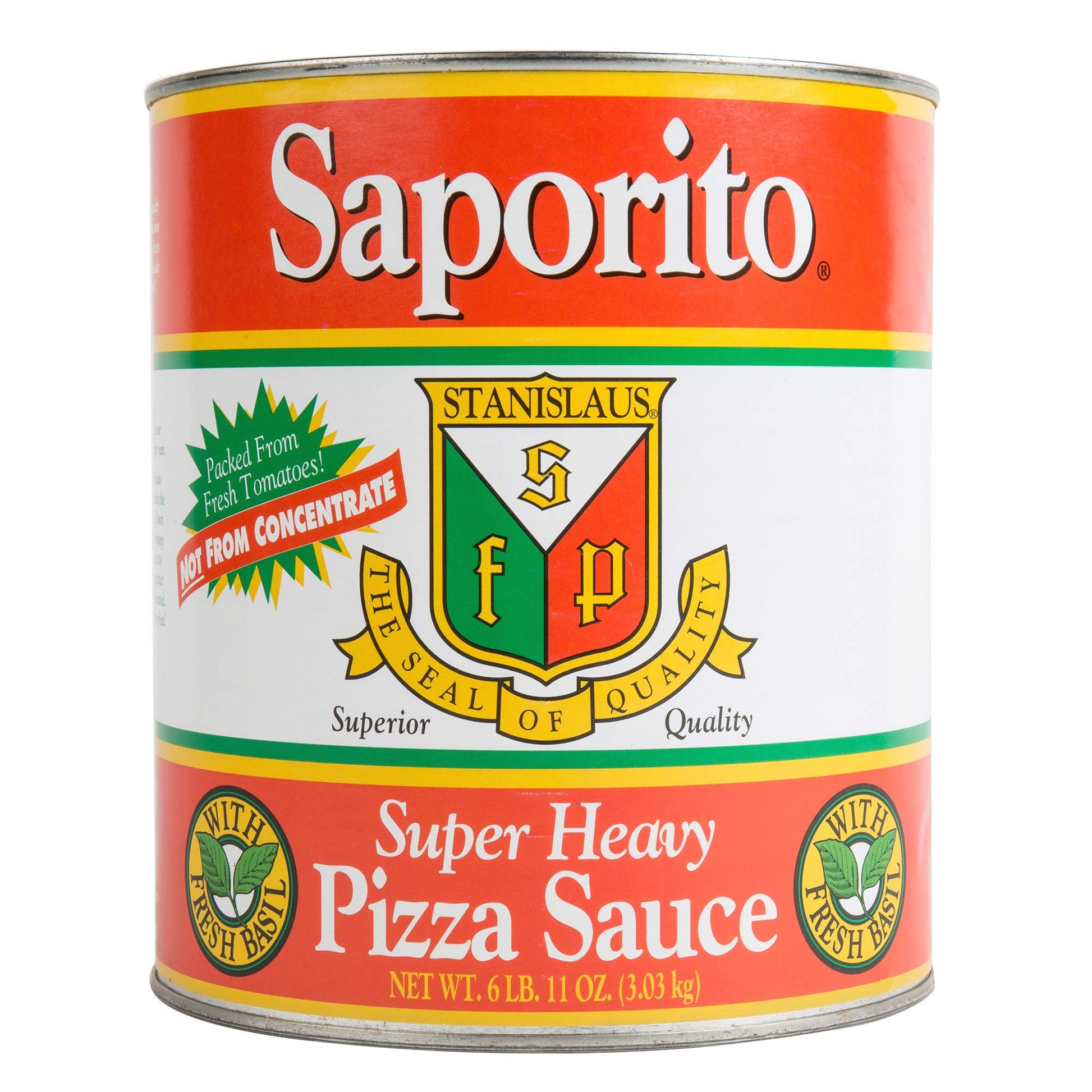Saporito Pizza Sauce #10, Pack Of 6