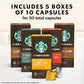 Starbucks By Nespresso Original Line Mild Variety Pack Coffee, 50-Count Espresso Pods, Presentation May Vary