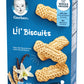 Gerber Lil Biscuits, Baked With Whole Grains, Non-Gmo & No High Fructose Corn Syrup, Made For Toddlers, 4.44 Oz Box (Pack Of 5 Boxes)