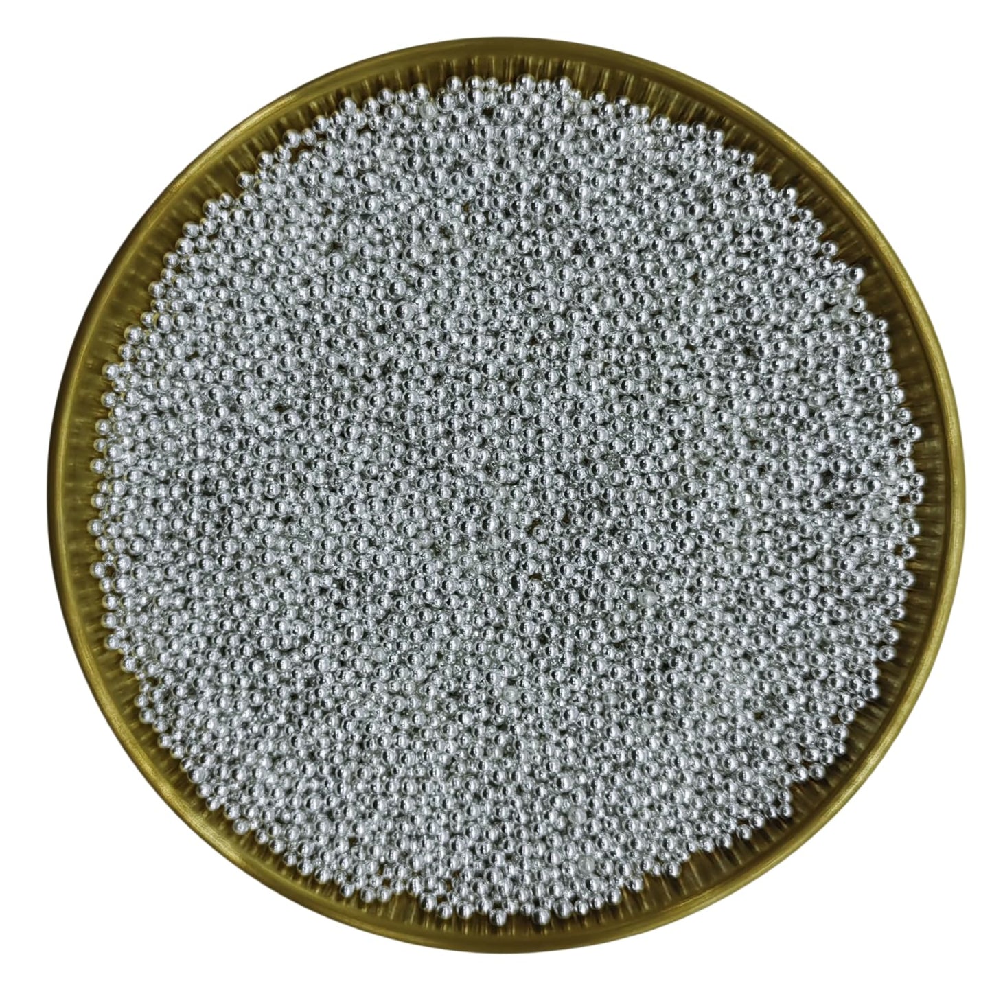 Edible Silver Pearl Sugar Sprinkles Candy 2Mm Mini Pearls Cake Decorations Cupcake Toppers Cookie Decorating Perfect For Wedding