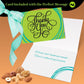 Nut Cravings Gourmet Collection - Thank You Nuts Gift Basket With Ty Ribbon + Greeting Card In Reusable Wooden Tray (12 Assortme