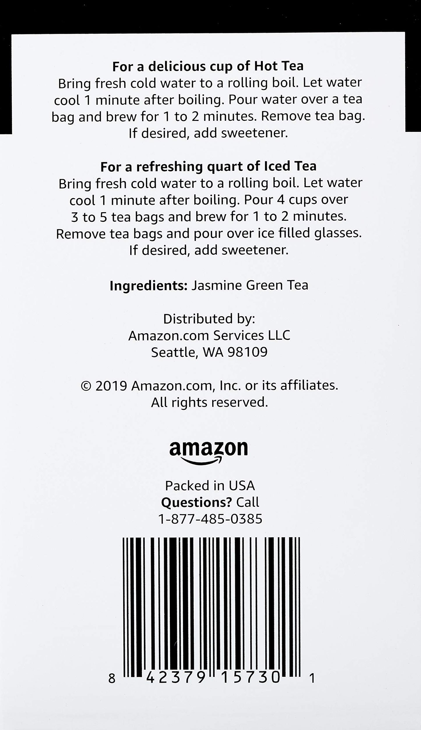 Happy Belly Jasmine Green Tea Bags, 20 Count, Pack of 1