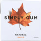 Simplygum Maple Natural Gum, 15 Ct