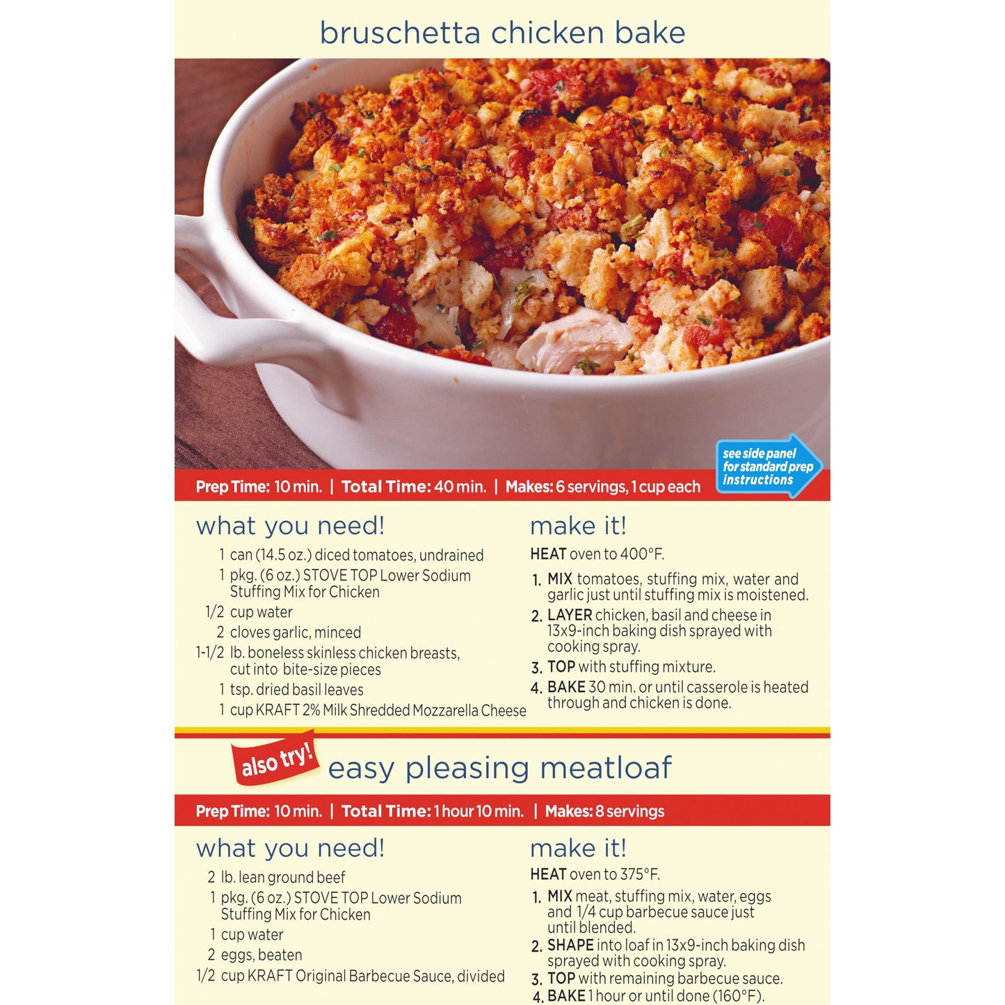 Stove Top Low Sodium Chicken Stuffing Mix ,6 Oz