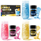 Muloen Edible Glitter 100% Edible Luster Dust, 4g per Bottle, Gold Pink Blue, Cake and Drink Decorating Supplies
