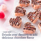 Satin Ice Cake Drip, Brown Chocolate, 8.8 Ounce - Ideal for Cakes and Desserts
