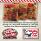 Old Fashion Claxton Fruit Cake - 1 Lb. Dark Recipe - Wrapped for Freshness in our Signature Claxton Carton