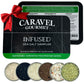 Caravel Gourmet Infused Sea Salt Sampler Set, 6 Flavored Salts, 0.5 oz Each, Gourmet Cooking Gift