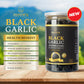 Homtiem Black Garlic 17.63Oz(500G), Whole Peeled Black Garlic, Natural Organic Sause Whole Black Garlic Cloves Fermenter For 90