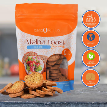 Low Carb Melba Toast (1 Pack, Sea Salt)
