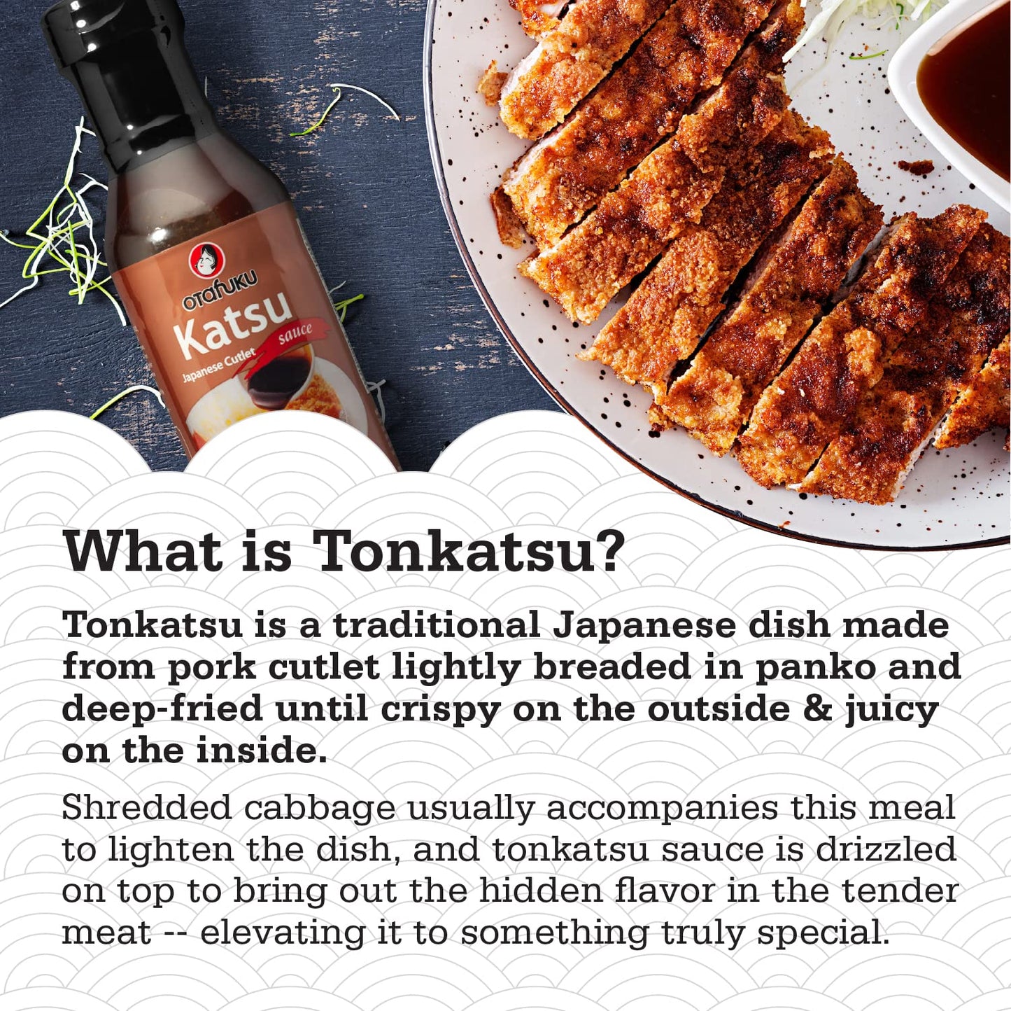 Otafuku Japanese Tonkatsu Sauce, Rich And Savory Katsu Sauce For Japanese Fried Pork Cutlets, Gluten Free And Vegan (14 Ounces)