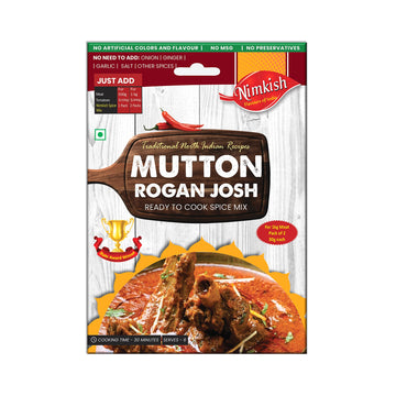 Nimkish Mutton Rogan Josh Masala 60G (Pack Of 2, 30G Each), Easy Cooking Ready To Cook Spice Mix