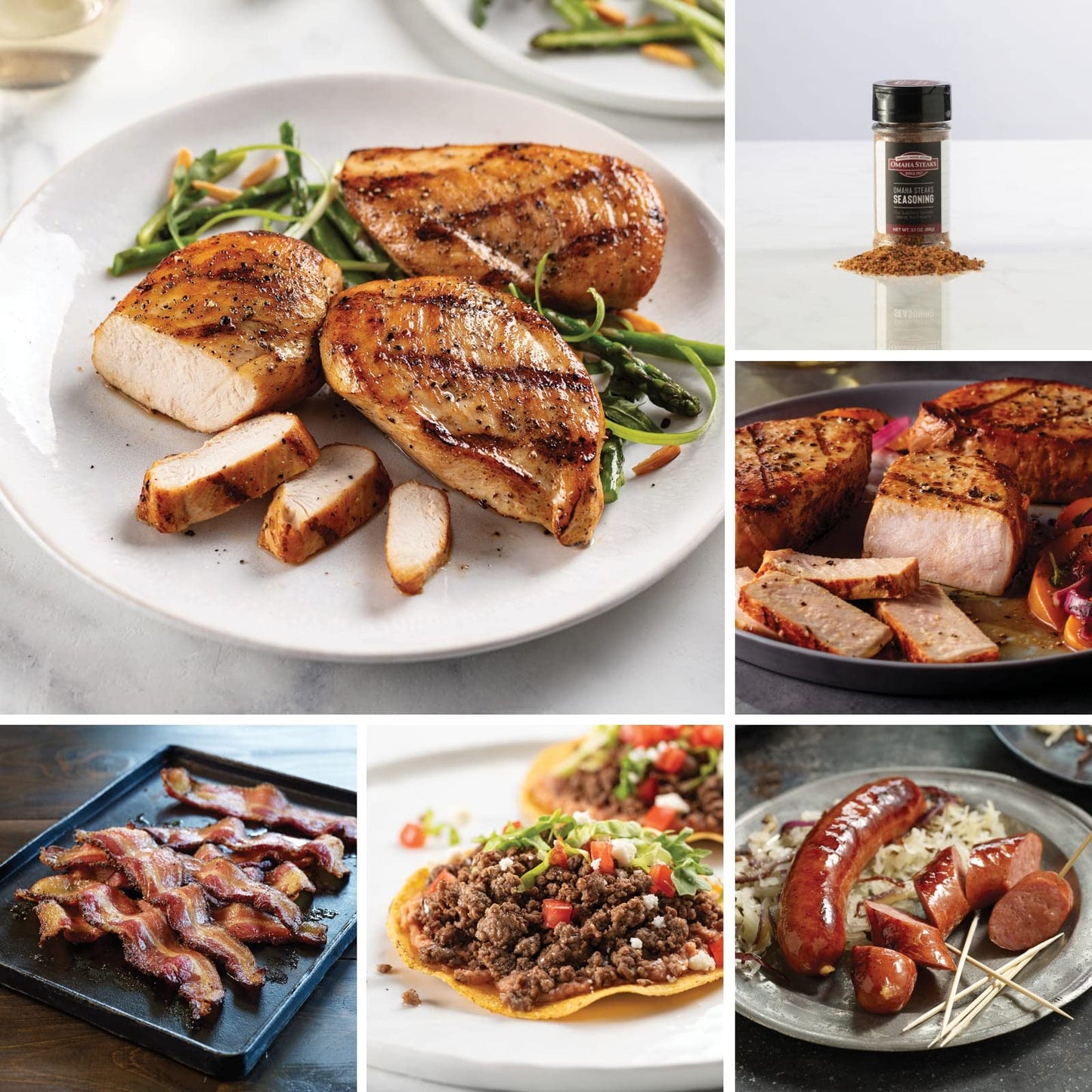 Omaha Steaks Bulk Meat and Meals Collection Small Sampler, 5 Ounce