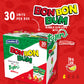 Colombina Bon Bon Bum Tajin Tropical Passion Fruit & Watermelon with Tajin Chile Lime Dip Dispenser, 30 Count (Pack of 1)