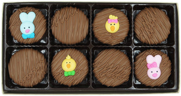 Philadelphia Candies Milk Chocolate Covered OREO Cookies, Easter Faces, 8 oz