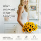 Bloomsybox : Farm-Fresh Sunflowers - Better | 10 Stems, Yellow Design, Care Card, Flower Food, Lush Greenery, Flower Delivery, B