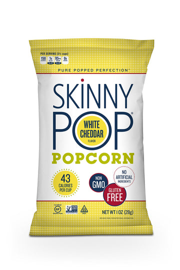 Skinnypop Popcorn White Cheddar 1 Ounce